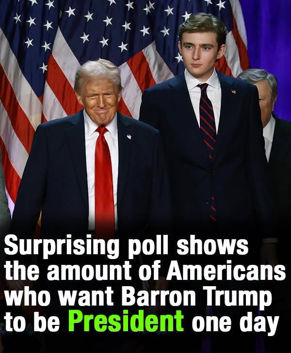 Shock poll reveals how many Americans would want Barron Trump as future President