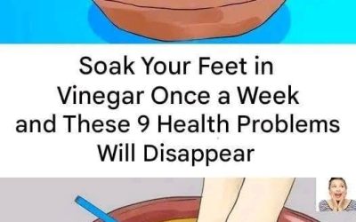 Soak Your Feet in Vinegar Once a Week and Watch These 9 Health Problems Disappear
