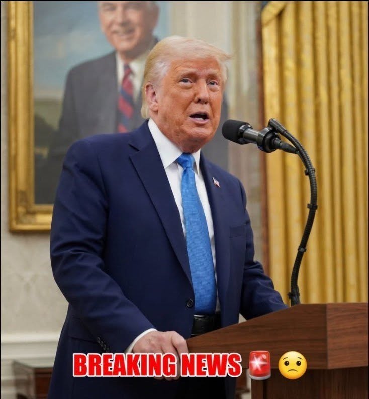 Trump looked straight at reporters and said the quiet part out loud…See more