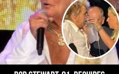 Rod Stewart, 81, requires oxygen tank mid-concert after nearly collapsing in Utah
