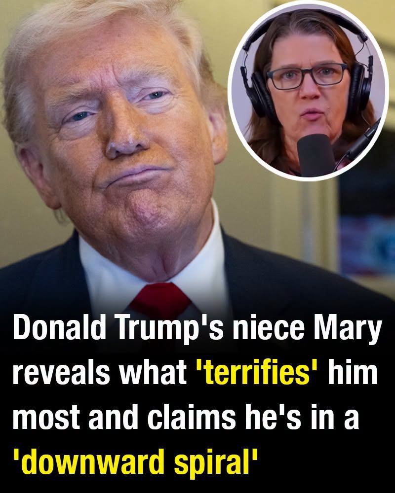 Donald Trump’s niece Mary reveals what ‘terrifies’ him most and claims he’s in a ‘downward spiral’