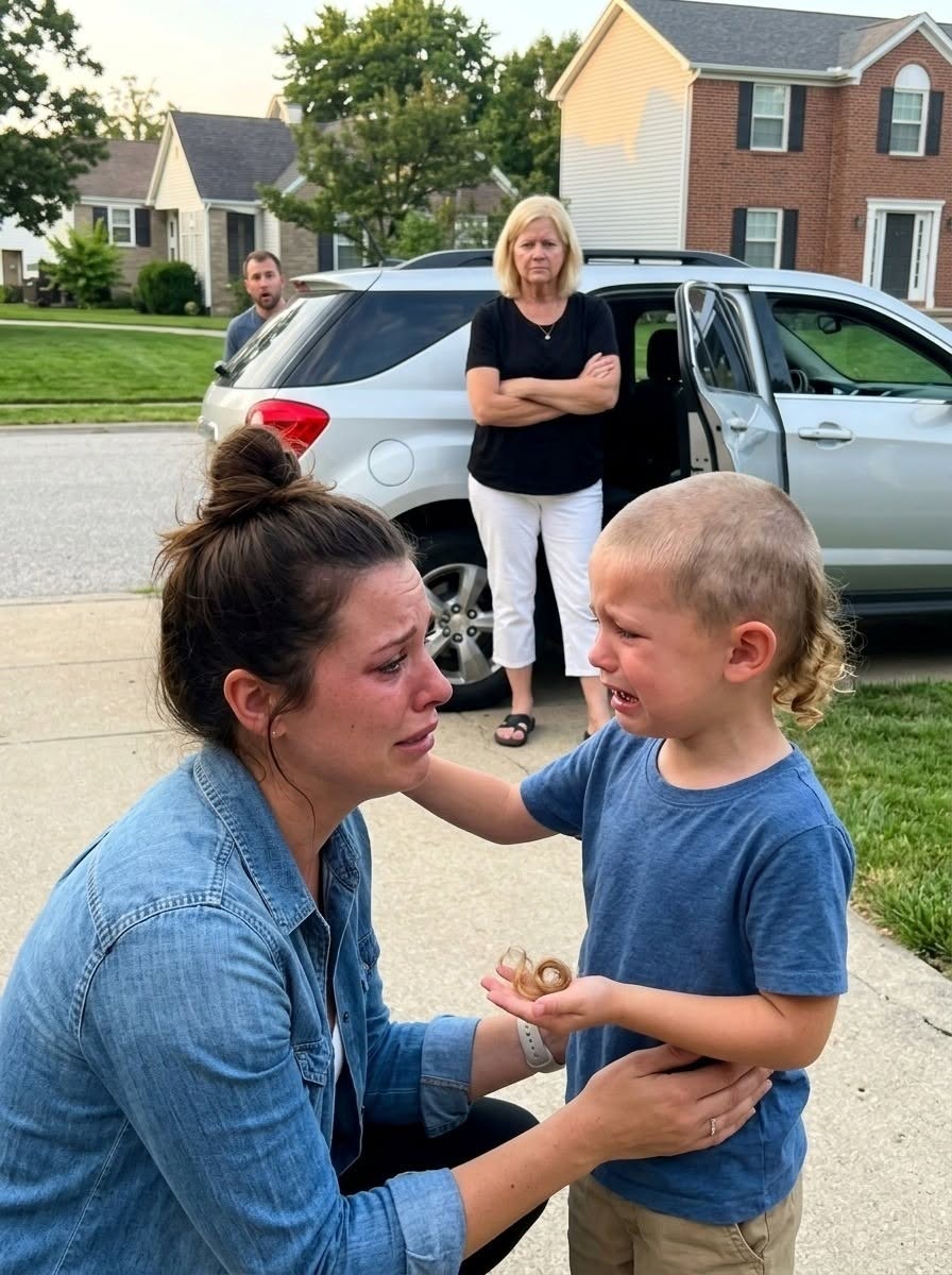 My Mother-in-Law Took My Son From Kindergarten and Cut Off His Golden Curls, But Sunday Dinner Exposed Why Those Curls Mattered