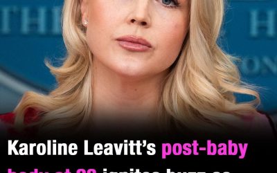 Karoline Leavitt’s post-baby body at 28 ignites buzz and everyone is saying the same thing