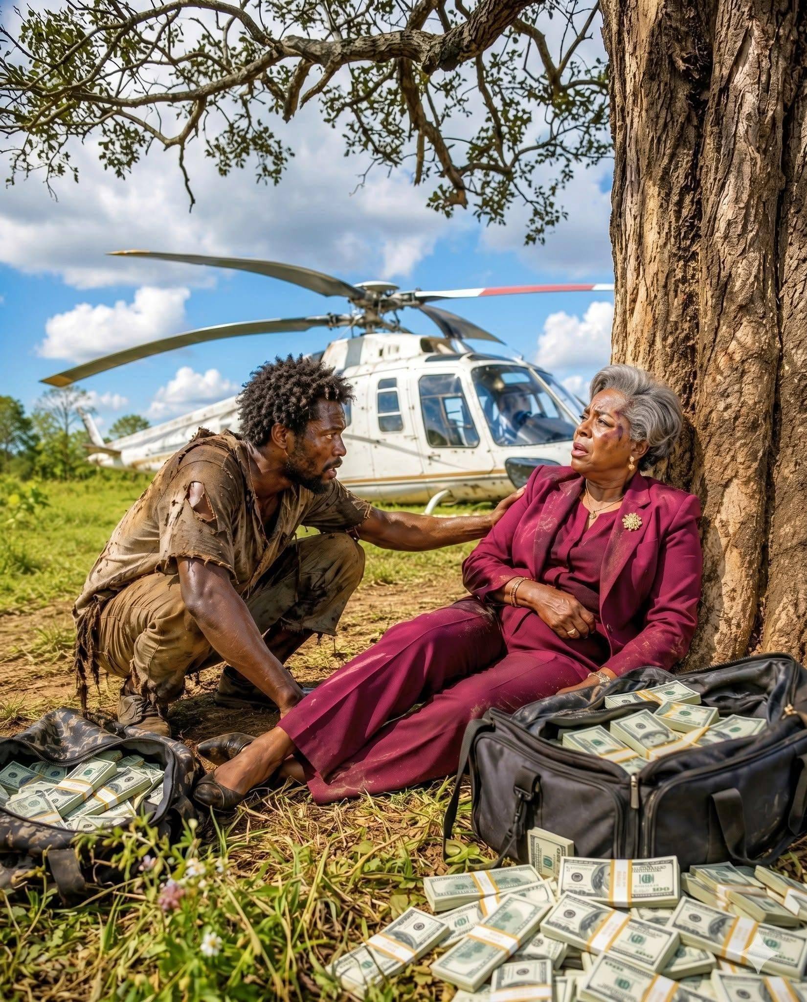 A Homeless Man Found a Wounded Billionaire and Cash in the Countryside. He Made a Choice 1