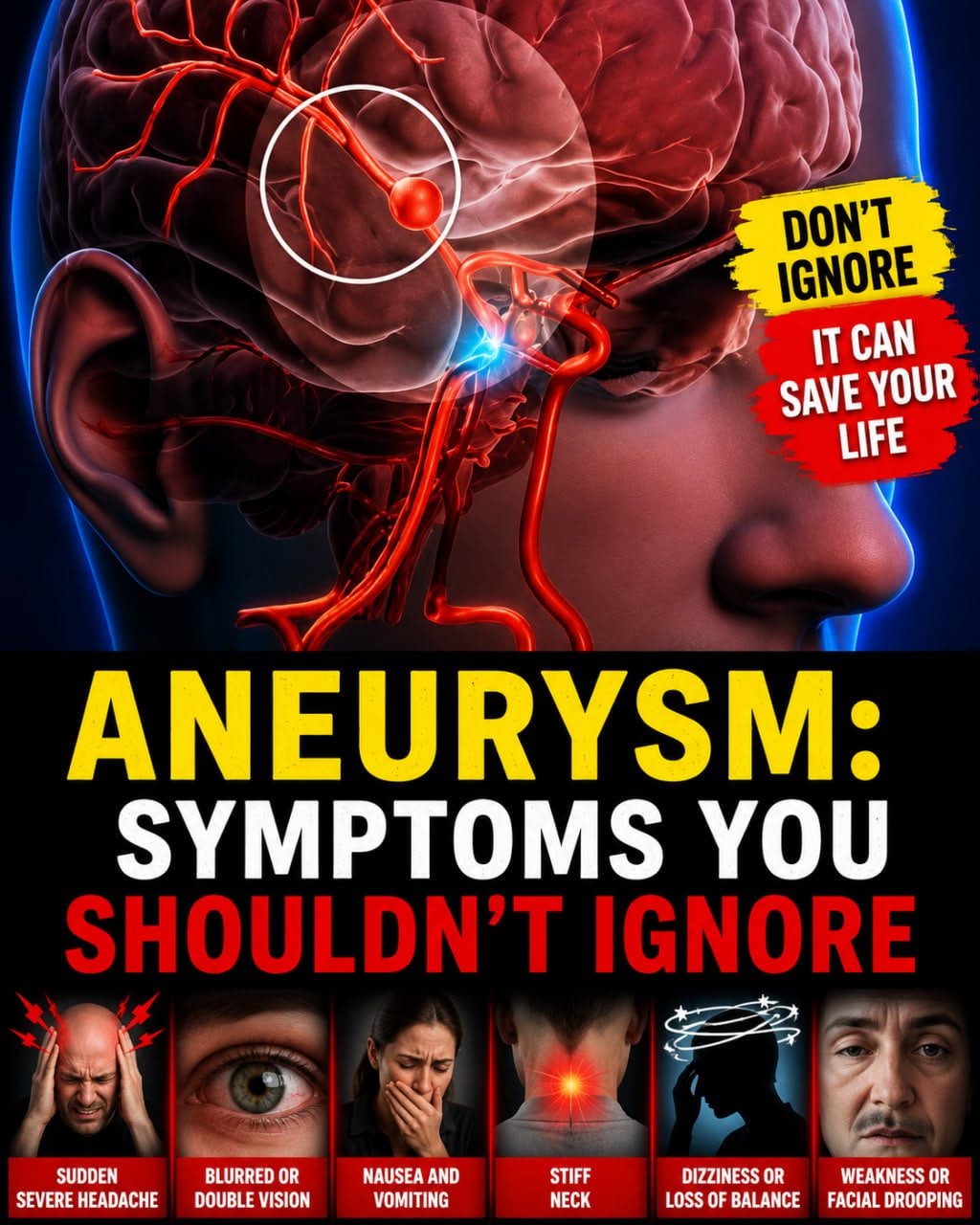 Aneurysm: Signs You Shouldn’t Ignore…