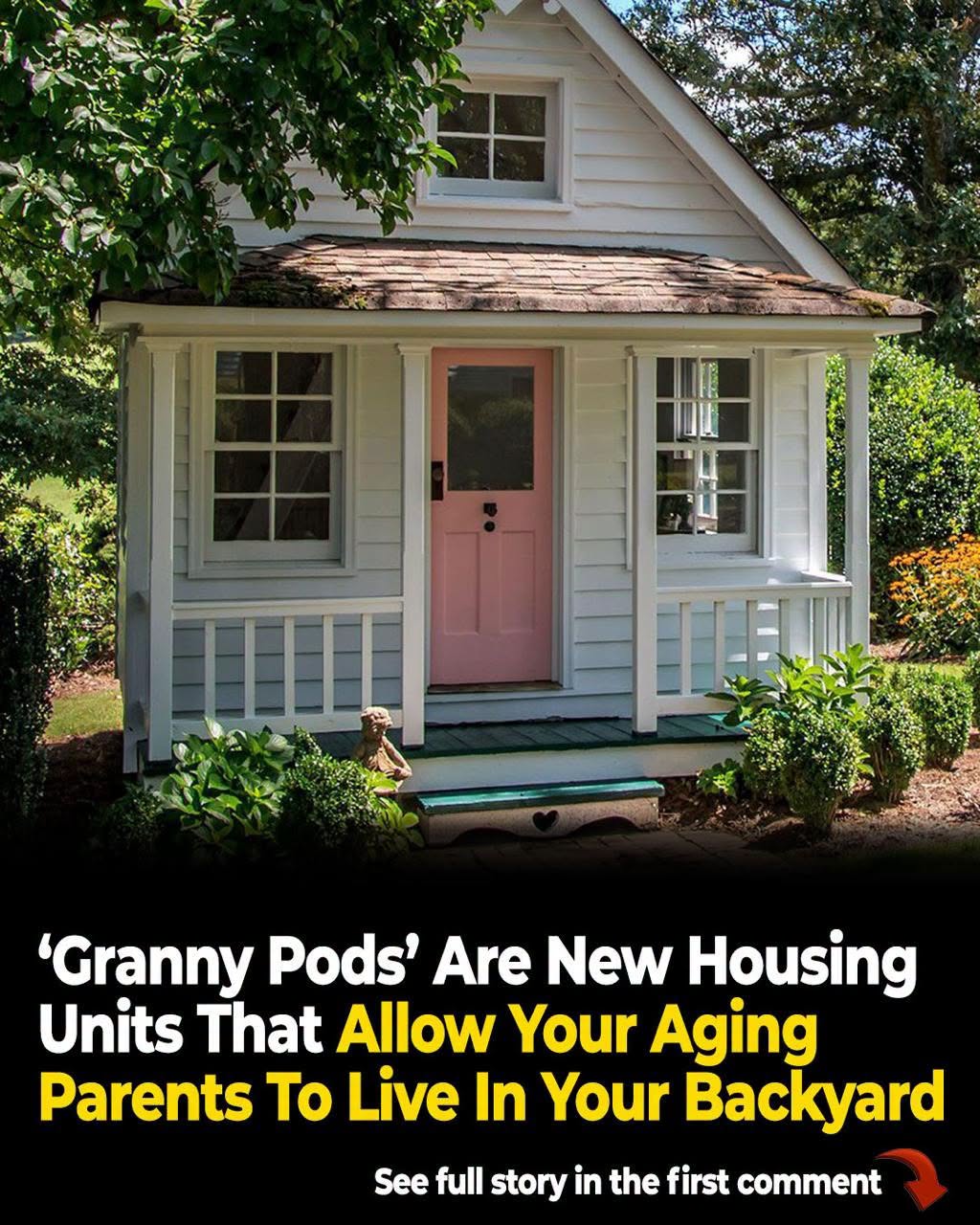 “Granny Pods” Now Allow Your Aging Parents to Live in Your Backyard