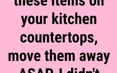 10 Things You Shouldn’t Be Storing on Your Kitchen Countertop