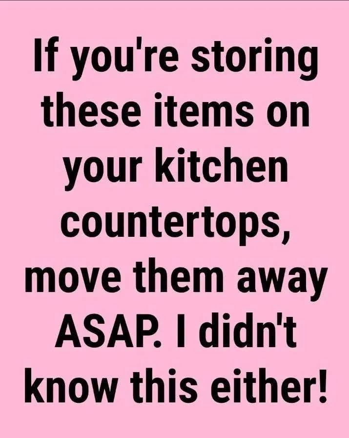 10 Things You Shouldn’t Be Storing on Your Kitchen Countertop