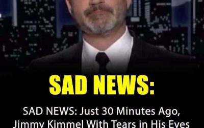 SAD NEWS Just 30 Minutes Ago, Jimmy Kimmel with tears in their eyes made the sad announcement!