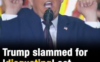 Donald Trump slammed for ‘disgusting’ act during rant about trans athletes