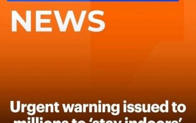 Urgent warning issued to millions to ‘stay indoors’ this weekend
