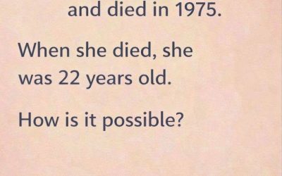 Riddle: This woman was born in 1975