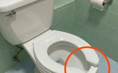 I went to visit a friend. We spent hours drinking coffee and talking about all kinds of things. At one point, I spilled some coffee on my clothes, so I went to the bathroom to clean them. While I was there, I noticed a toilet seat with an opening like this. It’s the first time in my life that I’ve ever seen something like it, and I have absolutely no idea why it’s designed that way.