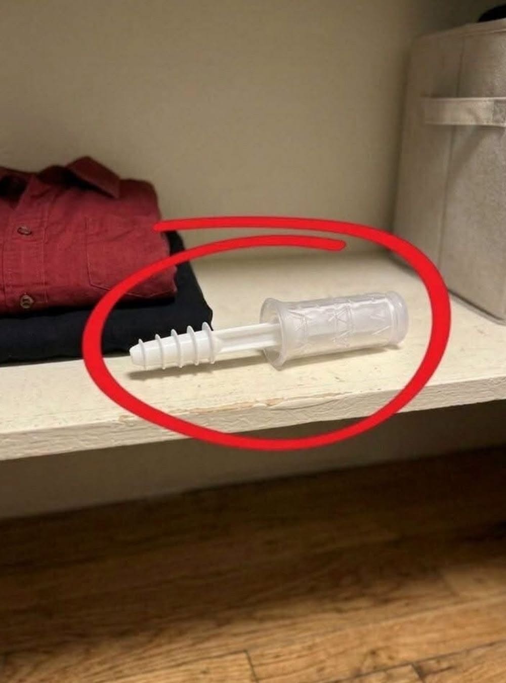 This evening, I opened my wife’s wardrobe and discovered this inside. I’ve been staring at it for half an hour now, but I still can’t figure out what it is. Does anyone know?