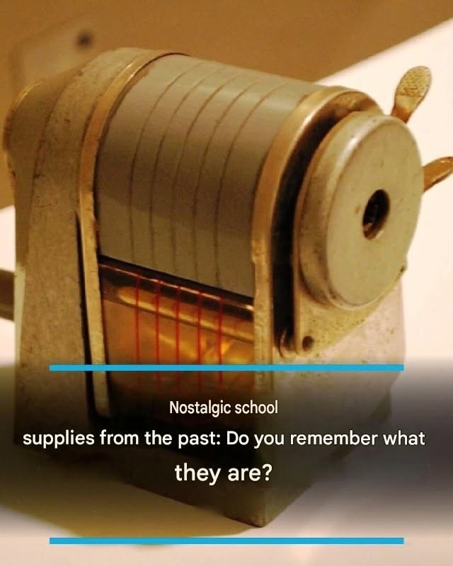 Nostalgic school supplies from the past: Do you remember,