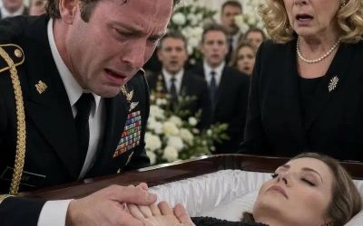 I returned home from military service, hoping to see my wife’s smile. Instead, I found a coffin in the middle of the living room. “She d:ied in childbirth…”