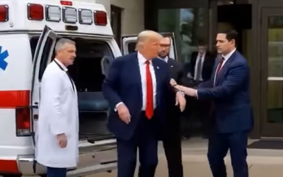 CHAOS AT THE CAPITOL AS EMERGENCY VEHICLES SWARM AMIDST SHOCKING TRUMP HOSPITALIZATION RUMORS