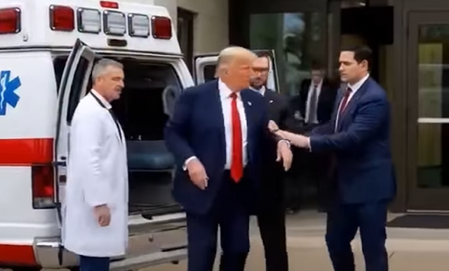 CHAOS AT THE CAPITOL AS EMERGENCY VEHICLES SWARM AMIDST SHOCKING TRUMP HOSPITALIZATION RUMORS
