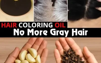 From White Hair to Black Hair Naturally in Just 5 Minutes: The Garlic & Clove Miracle