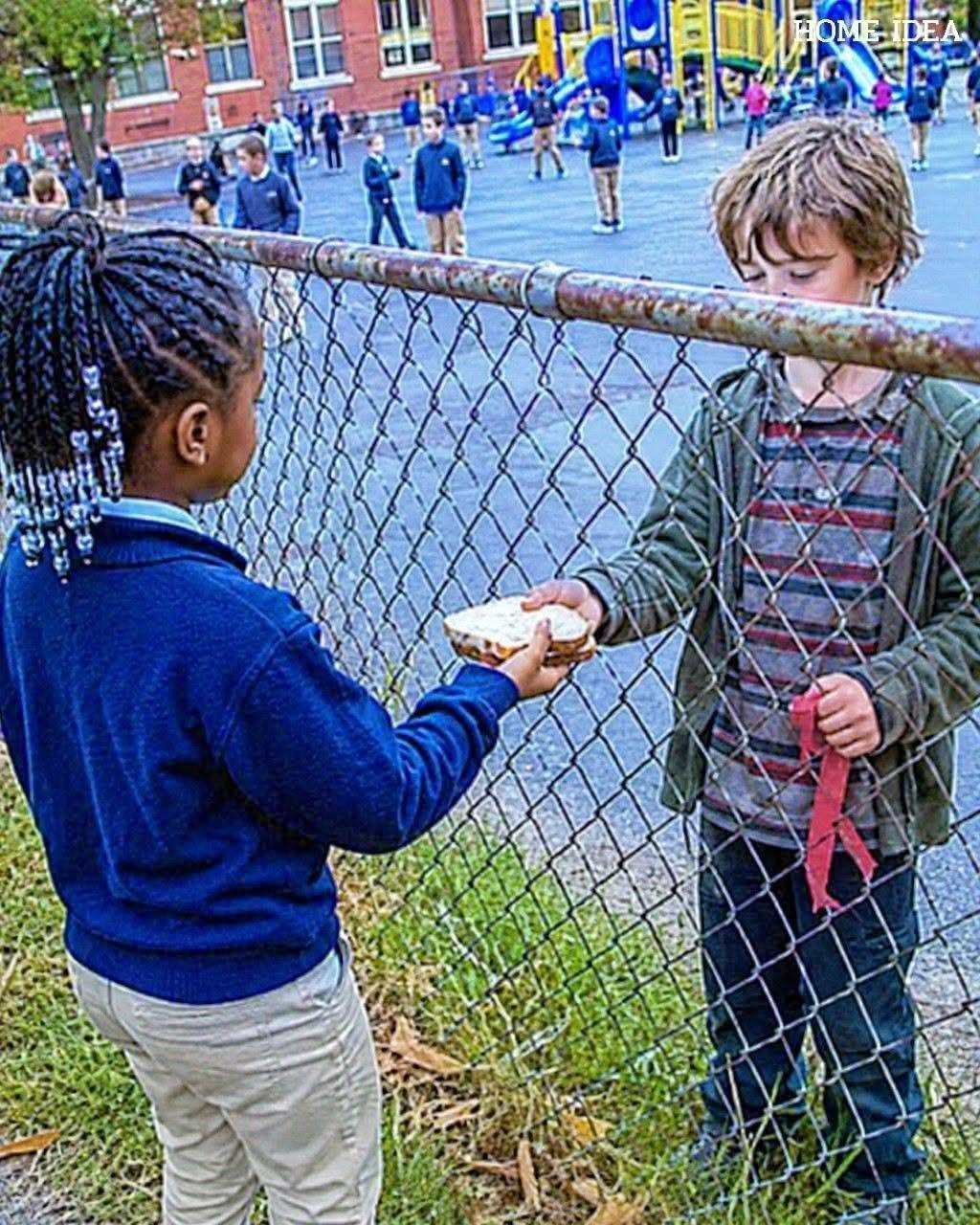 He returned with millions of dollars thanks to the girl who fed him through a fence.