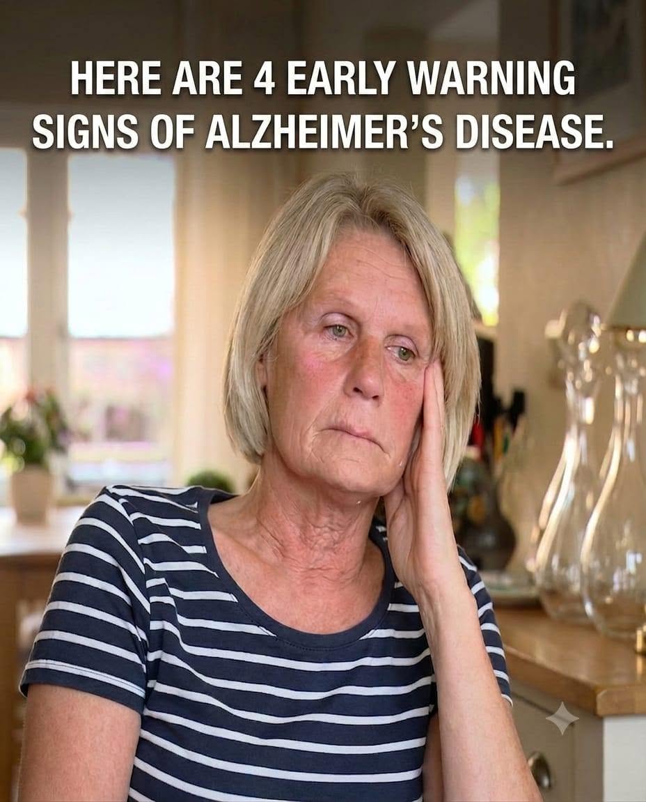 Here are 4 early signs of Alzheimer’s disease