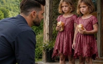 I drove to my late wife’s mountain house to say goodbye to the life we had lost. Instead, I found two abandoned twin girls standing on the porch,