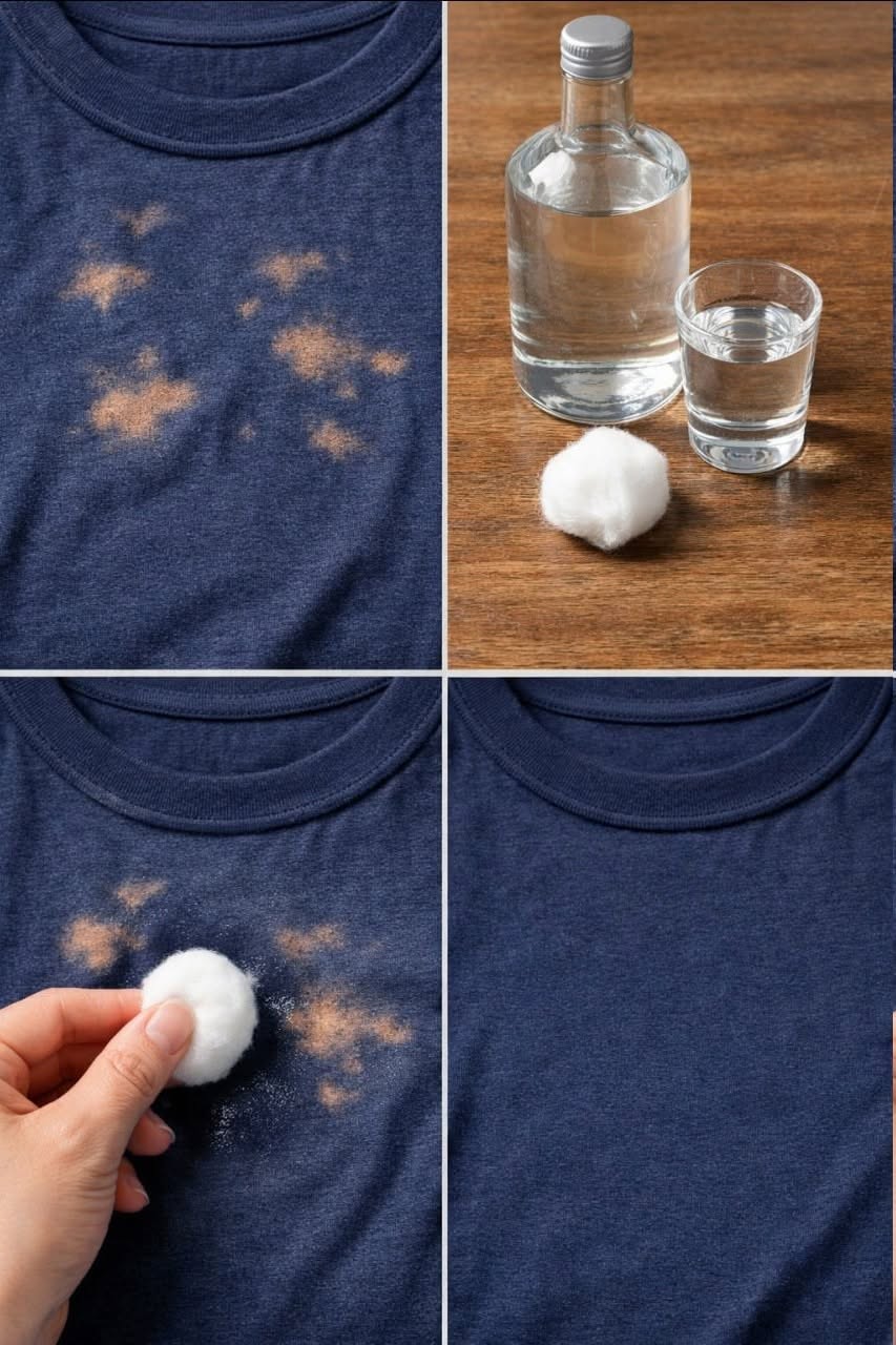 Bleach stains on your clothes? No need to throw them away: here’s a solution