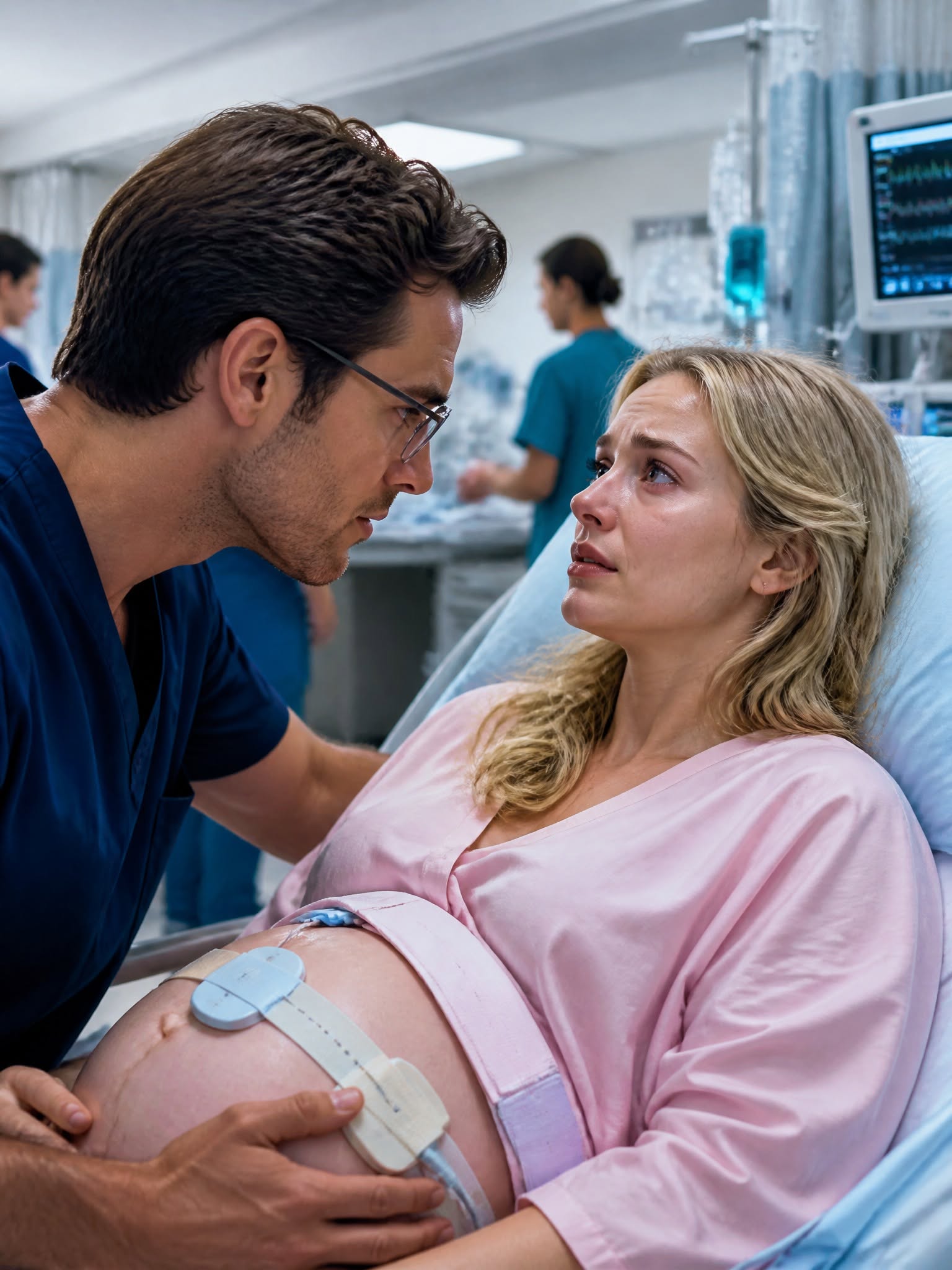 I never imagined the woman bleeding to death on my operating table would be the only one I ever loved—and the one I destroyed with my own hands. Five years ago, I believed my family’s lies and abandoned her. Now, fate dragged her back to me in the cruelest way possible: unconscious, pregnant with twins, and fighting for every breath. She has no idea the surgeon holding her life in his hands is the billionaire ex who shattered her heart. As the monitors scream, I’m not just racing to save three lives—I’m about to uncover a truth that will shatter my entire world.