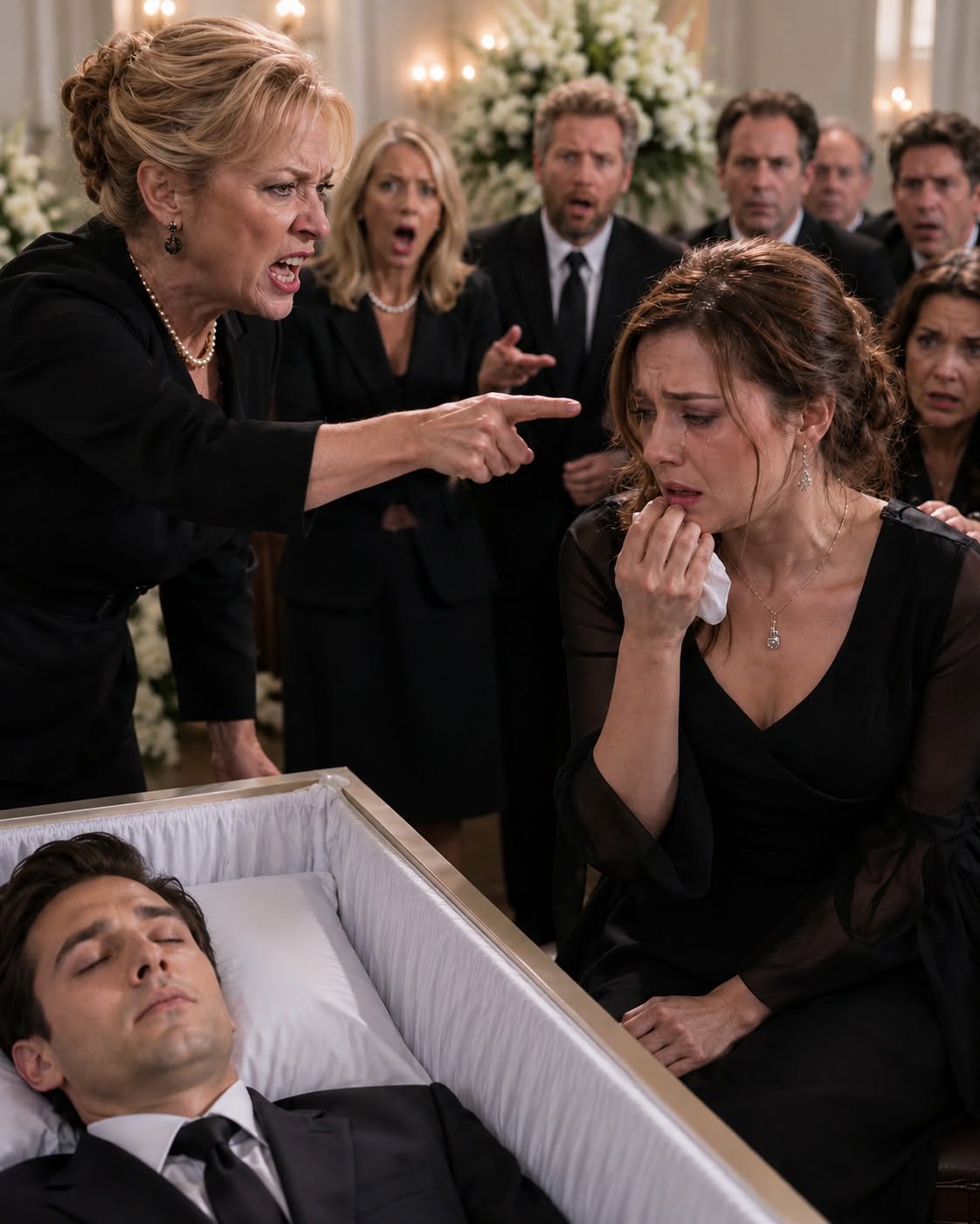 At my husband’s funeral, my mother-in-law looked me straight in the eye and coldly said, “It’s better for him to d:ie now than to live with the humiliation she brought upon him.”