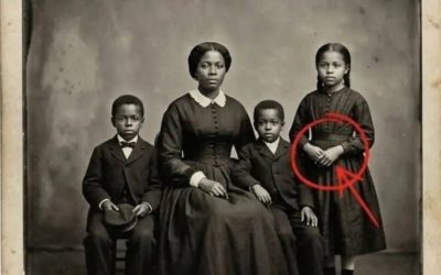 It was just a family photo from 1872, but take a closer look at the sister’s hand