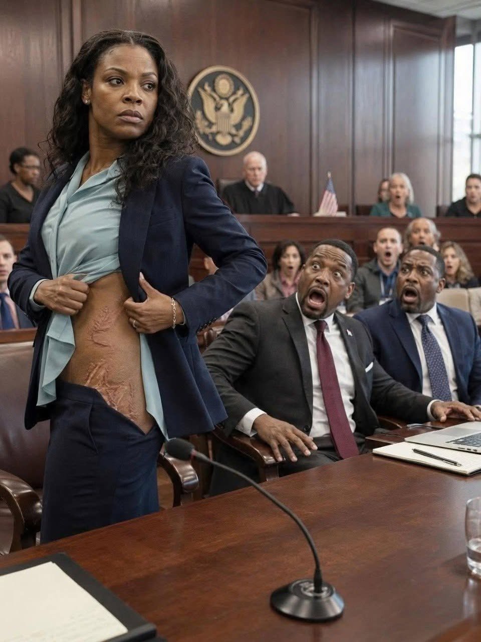 IN THE MIDDLE OF OUR DIVORCE HEARING, MY HUSBAND MOCKED MY 20 YEARS WORKING AT HIS RESTAURANT AND SAID, “YOU WERE JUST A PACK MULE.” I DIDN’T SCREAM, I JUST STOOD UP, OPENED MY JACKET, AND SHOWED HIM THE SCARS HE THOUGHT WERE B:URIED FOREVER. The courtroom fell silent when Victor Hale laughed at me. Not a nervous laugh. A sharp, polished laugh built on twenty years of getting away with everything. My husband leaned back in his chair, expensive suit tight across the stomach he… Voir plus