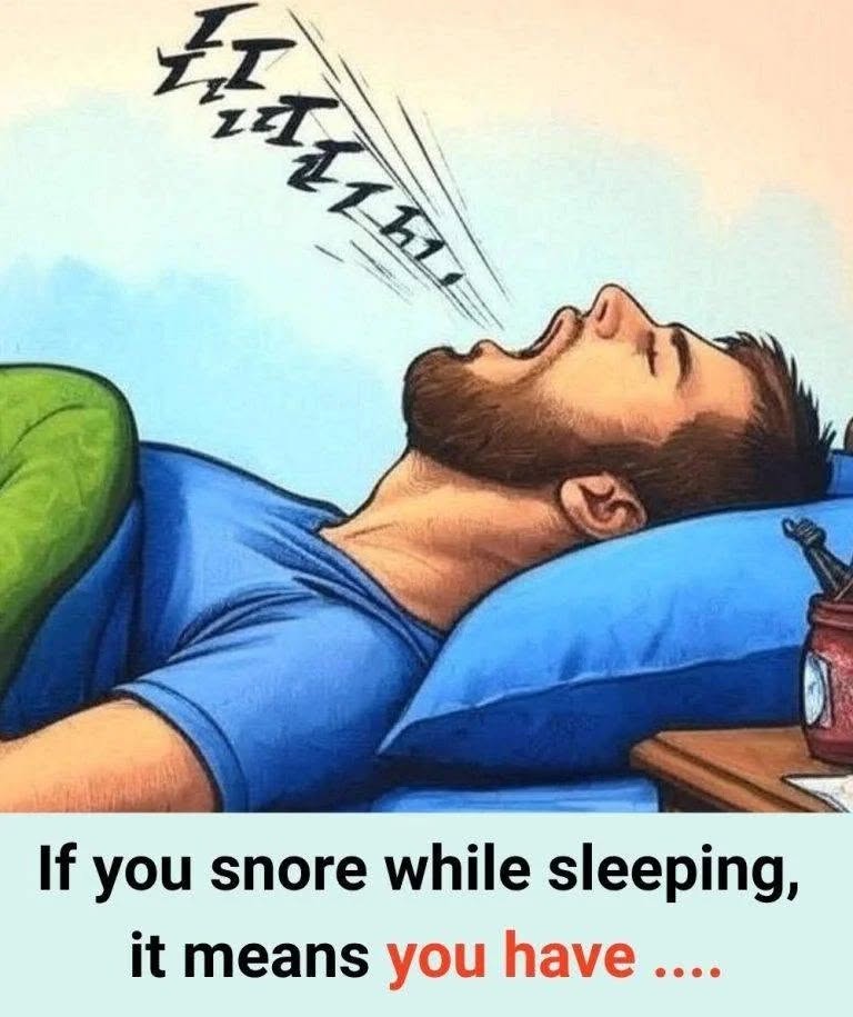 Did you know that snoring while sleeping is a symptom of something more serious?