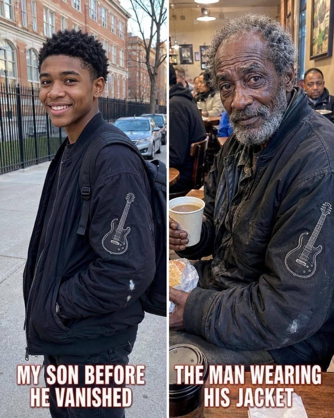 I Saw a Homeless Man Wearing My Missing Son’s Jacket – I Followed Him to an Abandoned House, and What I Found Inside Made Me Nearly Collapse …