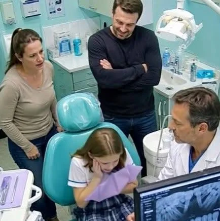 My ten-year-old daughter said her tooth hurt, so I booked the Saturday dentist appointment myself.