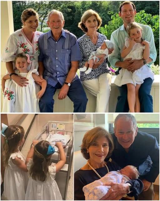 👶🎉 George W. Bush Becomes a Grandfather AGAIN at 79 – But It’s His GRANDSON’S NAME That’s Sparking MASSIVE Buzz! 😱💥 The former president is celebrating the arrival of a baby boy, but it’s the name he chose that has everyone talking. Is it as meaningful as it seems, or is there a deeper story? Full story in the comments 👇
