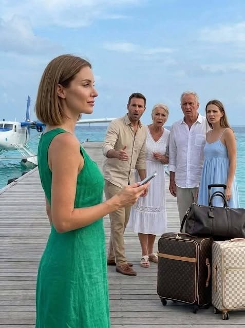 “I booked a private island to save my marriage, but he showed up with his mother and his ex: “You’ll cook while we enjoy ourselves”… so I canceled everything right in front of them. “You’re going to cook and clean while we enjoy the beach, Lydia. That’s what a wife is for.” The words came out of my husband’s mouth right there on a private dock in Florida Keys, in front of his parents, in front of his ex-girlfriend, and in front of the pilot waiting to take us by seaplane to the private island I had reserved for our anniversary. I stood frozen, sunglasses still in my hand, my heart pounding as if it wanted to burst out of my chest. We had been married for five years. Five years in which Caleb Harrison flaunted expensive watches, dinners in Harbor District, Italian shirts, and luxury cars, while everyone believed he was a successful man. The truth was very different. The cybersecurity company that funded that lifestyle was mine. I had built it from a small apartment in the West End, sleeping three hours a night, turning down parties, enduring debt and mockery until I turned it into a multimillion-dollar firm. Caleb worked as a manager at an import company, but his salary didn’t even cover the gas for the car he drove. Even so, I still believed I could save our marriage. That’s why, for our fifth anniversary, I booked a week on a private island in the Caribbean: a villa with a chef, full staff, a private beach, seaplane transport, and total privacy. It cost 0,000. I did it because Caleb had spent months telling me I was cold, that my company had turned me into a woman “with no sense of home,” that he needed a more present wife. I wanted to believe him. The night before the trip, I gave him the itinerary in a black envelope with gold lettering. “This is for the two of us,” I said. “No meetings, no calls, no distractions. Just you and me.” Caleb barely looked up from his phone. “I hope there’s good internet,” he replied. “I can’t disappear just because you feel guilty.” It hurt, but I swallowed my pride. The next day I arrived at the dock thirty minutes late because of an emergency at work. I expected to find him alone, maybe annoyed, maybe impatient. But no. Caleb was there with his mother, Doña Graciela, his father, Margot, and Tessa, his college ex, dressed in a white linen dress as if she were the main guest. Tessa touched his arm with familiarity. Margot looked me up and down, as always. “Good thing you’re here,” Caleb said. “I invited my parents and Tessa. She’s going through a tough time. Besides, the island is huge.” “You invited your ex to our anniversary?” I asked, my throat tight. He smiled with annoyance. “Don’t start with your CEO drama. You can handle the cooking and keeping things clean. It’ll do you good to do something useful with your hands.” Then Margot delivered the final blow: “It’s the least you can do with my son’s money.” I looked at Caleb. He didn’t correct her. He just adjusted his sunglasses and smiled. I smiled too. But mine was no longer the smile of a hurt wife. It was the smile of a woman who had just woken up. And no one on that dock had any idea what was about to happen next… (I know you’re all very curious about the next part, so if you want to read more, please leave a “”YES”” comment below!) 👇👇