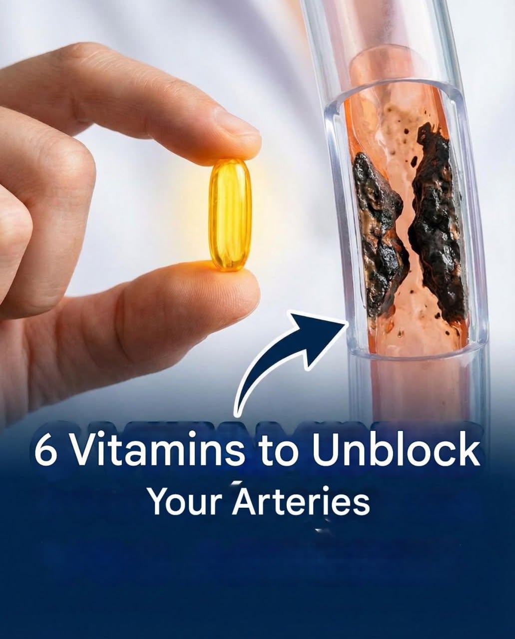 6 Vitamins to UNBLOCK your ARTERIES!
