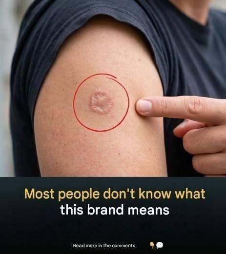 Round scar on your arm: what does it mean?