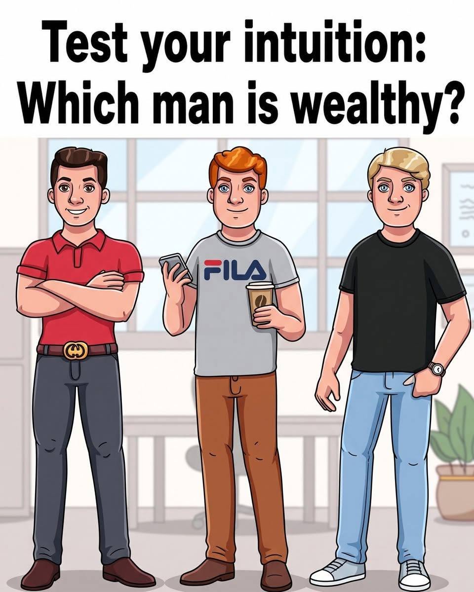 Test your intuition: Which man is wealthy?