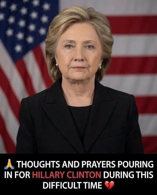 Hillary Clinton shares tragic news …See more