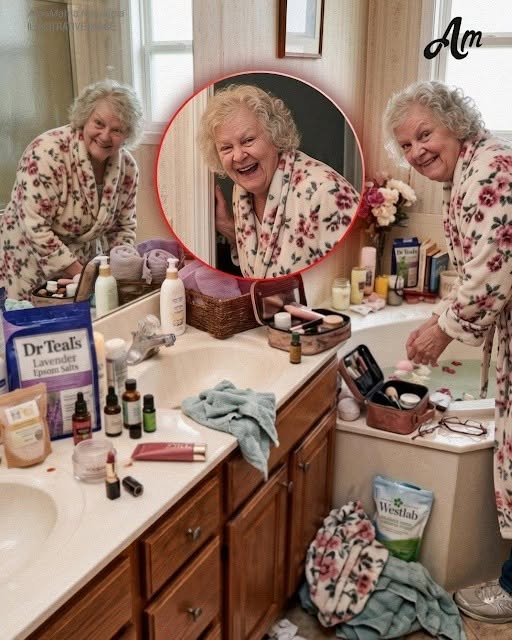 I couldn’t believe my MIL was using my personal stuff and our private bathroom like she owned the place — She thought I’d just put up with it… She was dead WRONG. My husband asked if his mom could stay with us for just a week after her apartment flooded. I said yes. Big MISTAKE. At first, it was small things. My photos disappeared. She replaced them with hers. Then she started using my expensive skincare. My perfumes. My stuff. Never asked. NEVER apologized. She acted like she owned the place. I kept telling myself to let it go. She was only here for a few days… right? THEN I came home after a terrible day at work. I heard someone singing in our bedroom. I OPENED the bathroom door. My MIL was soaking in our private bathtub. She had lit my candles, used my bath products, and even had my towel waiting for her. I told my husband EVERYTHING. I honestly expected him to finally be on my side. INSTEAD, he shrugged and what he said next is exactly why I decided to teach them both a lesson.⬇️