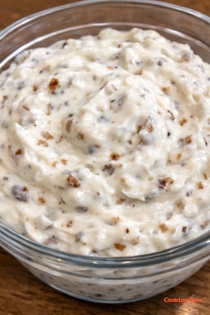 My dad makes this 3 ingredient classic for every single cookout. It disappears so fast we always have to make a double batch before guests arrive!. Full recipe 👇 💬