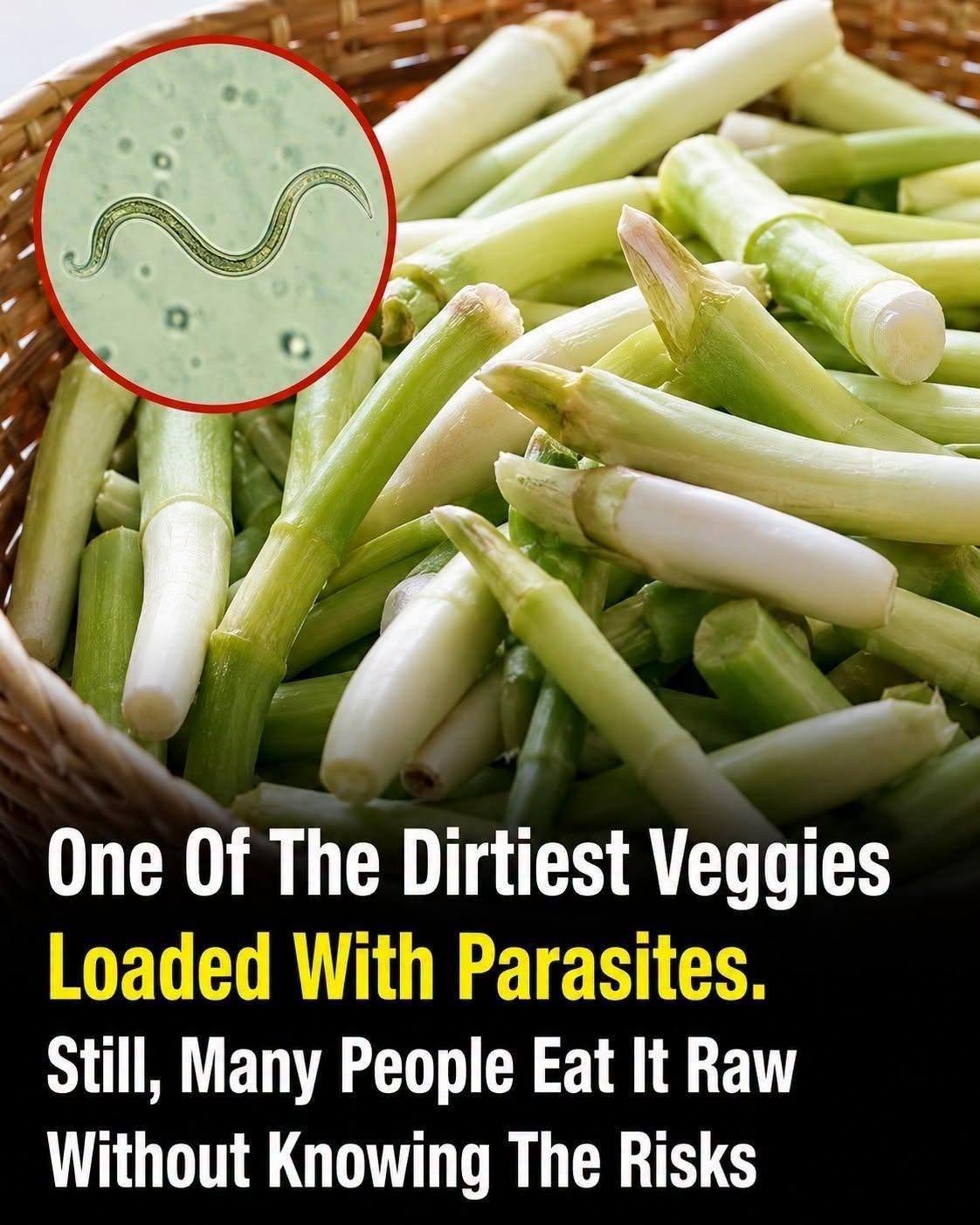 The Vegetable Most Likely To Carry Parasites Is Also One Many People Love Eating Raw Voir moins