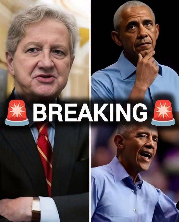 Sen. John Kennedy HAULS IN Barack Obama after it’s revealed 0 million was … (see more below)