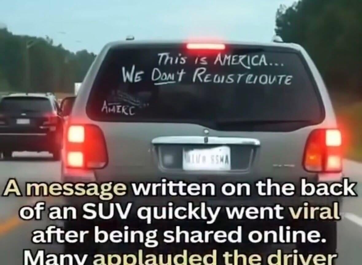 A Message Written on the Back of an SUV Sparked Thousands of Reactions: Why Simple Words Can Have a Big Impact