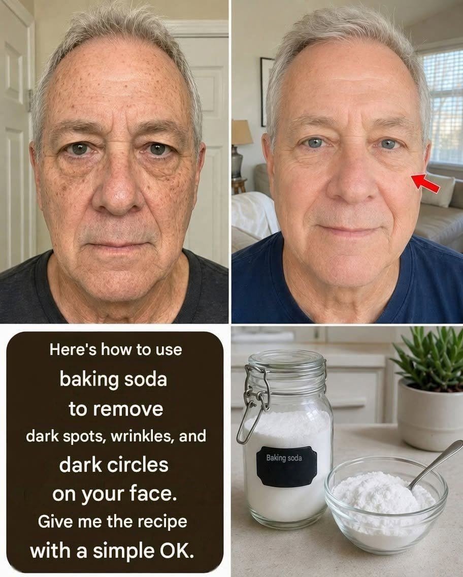 Baking soda on the face: benefits, risks, and how to use it safely (plus 4 gentle recipes).