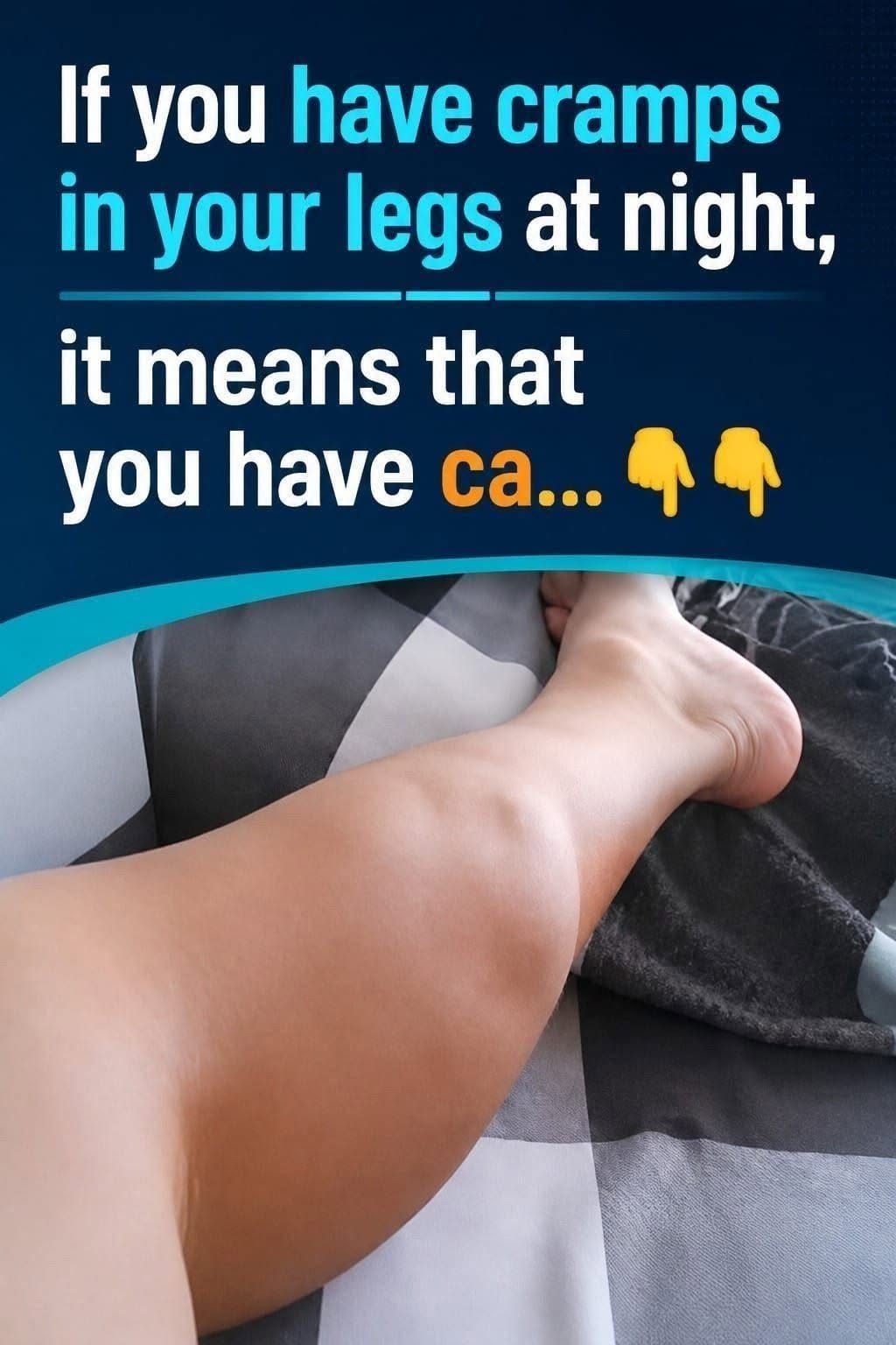 be very careful !!! Who Is Most at Risk of Night Cramps?