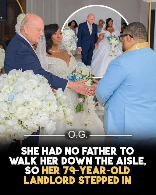Bride Had No Father to Walk Her Down the Aisle—Then Her 79-Year-Old Landlord Did Something Nobody Expected