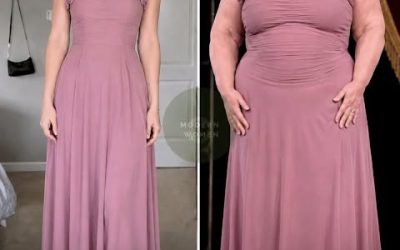 My stepmom secretly copied the prom dress my late mom hand-sewed before she died—and showed up wearing it to humiliate me. She never imagined my quiet prom date would expose her in front of more than 200 people. When I was sixteen, my mom was battling terminal cancer. Even on the days when she could barely sit up without help, she refused to stop working on one special project. It wasn’t for herself. It was for me. She spent months hand-sewing the most beautiful dusty pink prom dress I had ever seen. Strapless, elegant, with dozens of tiny fabric roses stitched one by one along the neckline. She finished it just eight days before she passed away. Hidden inside the lining, she embroidered a tiny blue “M”—her signature. It wasn’t just a dress. It was the last gift my mother would ever give me. I promised her I would wear it to prom one year later. After the funeral, everything changed. My dad remarried only a few months later. The woman he married wasn’t a stranger. She had been my mother’s best friend. From the moment she moved into our house, pieces of my mom slowly began disappearing. Her favorite mug. Family photos. Handmade quilts. Decorations she loved. Whenever I questioned it, my stepmom always smiled sweetly and said she was simply “making room for a fresh start.” But there was another problem. Everyone said I looked exactly like my mother. Same eyes. Same smile. Same hair. My stepmom hated that. Sometimes I’d catch her staring at me with an expression I couldn’t explain. Then, a few months before prom, she suddenly became obsessed with cleaning my bedroom. She insisted on organizing my closet. She asked me to leave the house while she used “strong cleaning chemicals.” One afternoon I even caught her standing in front of my garment bag. She claimed she was checking for moths. I wanted to believe her. I shouldn’t have. A week before prom, one tiny handmade flower on my dress became loose, so my date, Gary, drove me to a local seamstress. While carefully examining the dress, the seamstress suddenly froze. Then she asked a question that made my blood run cold. “Has someone else brought me photographs of this dress?” My heart stopped. She explained that about a month earlier, a middle-aged blonde woman had visited her shop carrying several photos of the exact same gown. She wanted an identical copy made before prom. Same dusty pink satin. Same neckline. Same flowers. Same silhouette. The seamstress refused because something about the request felt wrong. That’s when I realized exactly what my stepmom had been doing inside my room. She hadn’t been cleaning. She had been photographing my mother’s final gift. Prom night finally arrived. Putting on that dress felt like my mom was standing beside me one last time. For the first time in months, I smiled. Gary picked me up and couldn’t stop staring. He simply whispered, “Your mom would be so proud.” For a while, the night was perfect. Until the parent chaperones entered. I looked toward the doors expecting to see my dad. Instead… I saw my stepmom. She was wearing an almost identical copy of my mother’s handmade dress. Same dusty pink color. Same bodice. Same flowers. Everything. Students started whispering immediately. Parents looked confused. Some even thought we’d planned matching outfits. Then she walked directly toward me. With a smile. “You really thought you’d be the only special one tonight, didn’t you?” I felt like someone had punched me in the chest. I turned to my father, hoping—just once—he would defend me. Instead, he quietly muttered, “I’m sorry…” Nothing else. I couldn’t breathe. My eyes filled with tears. I turned toward the exit because all I wanted was to disappear. That’s when Gary gently caught my arm. He leaned close and whispered, “Don’t leave.” “I’ve got this.” Then he calmly walked straight toward my stepmom wearing the biggest smile. “Excuse me,” he said politely. “You look incredible tonight.” She instantly lit up. “We’re about to recognize one outstanding parent before the ceremony begins. Would you mind coming up on stage for just a moment?” She absolutely loved the attention. She proudly followed him onto the stage, convinced everyone was about to admire her. She had no idea she’d just walked into the biggest mistake of her life. Because the moment she stepped beneath the spotlight… Gary looked toward me… Smiled… And revealed something that brought more than 200 students, parents, and teachers to complete silence. Within seconds, every person in that gym finally discovered the truth behind the copied dress. And my stepmom screamed, “Are you all out of your minds?!” The story continues in the first c0mment… ⬇️ Voir moins