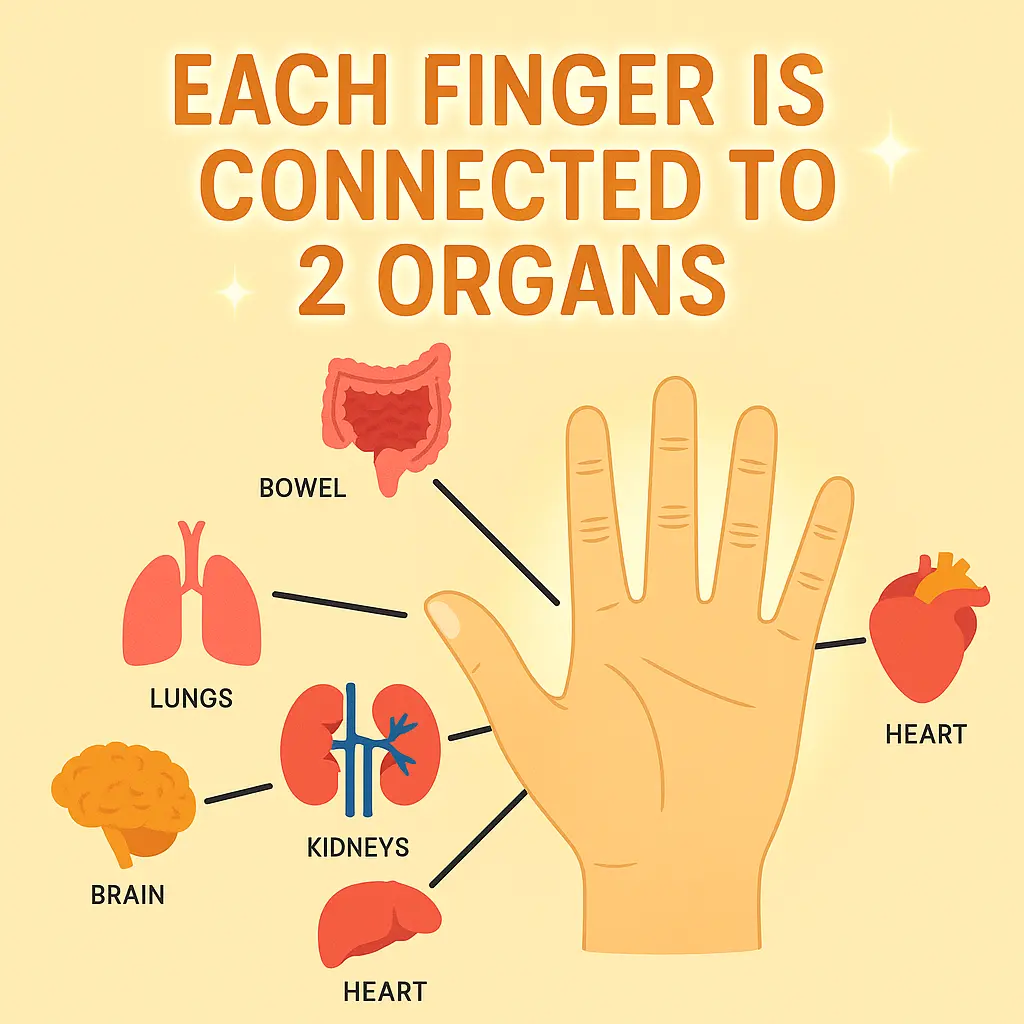 Each Finger Is Connected to Two Organs: Discover the Japanese Healing Method Balancing Body and Mind